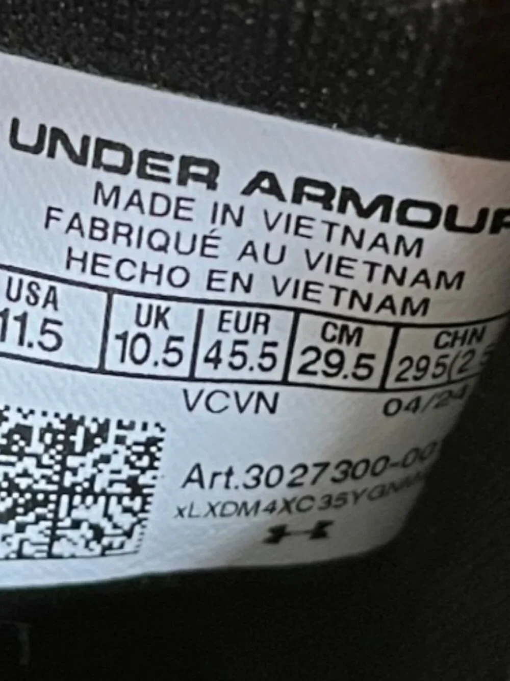 Under armour please review